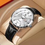 Fashion, accesorii si bijuterii - Barbati - Bijuterii barbati - Ceasuri barbati - Ceas barbatesc Poedagar Quartz Indici luminosi Piele Analog Negru - Infinity.ro