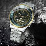 Fashion, accesorii si bijuterii - Barbati - Bijuterii barbati - Ceasuri barbati - Ceas barbatesc de mana Jaragar Multifunctional Tourbillon Skeleton Mecanic Automatic - Infinity.ro