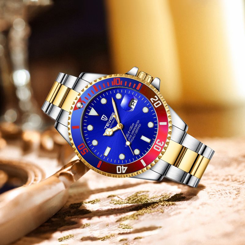 Fashion, accesorii si bijuterii - Barbati - Bijuterii barbati - Ceasuri barbati - Tevise Ceas barbatesc de mana Clasic Mecanic Automatic Fashion Luxury - Infinity.ro