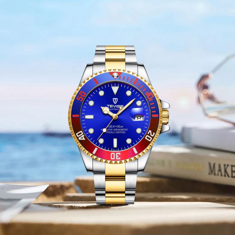 Fashion, accesorii si bijuterii - Barbati - Bijuterii barbati - Ceasuri barbati - Tevise Ceas barbatesc de mana Clasic Mecanic Automatic Fashion Luxury - Infinity.ro