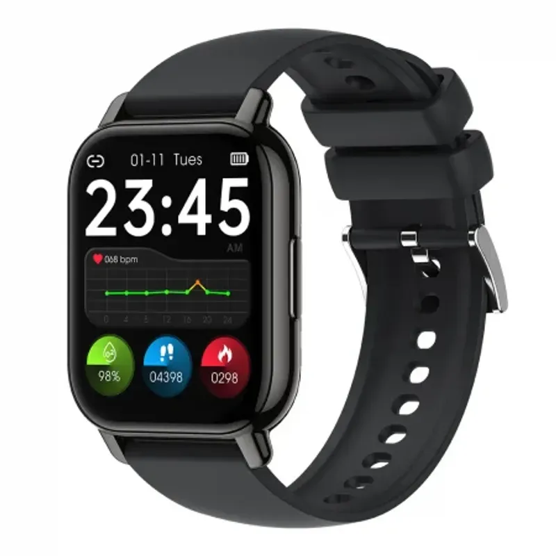 Laptop, Telefoane si Tablete - Wearables si gadgeturi - Gadgeturi - Accesorii SMART - Smartwatch Tio 1.85 Fitness Tracker inch 280mAh Pedometru Bataile inimii Rezistenta la apa Apeluri Bluetooth Android iOS - Infinity.ro