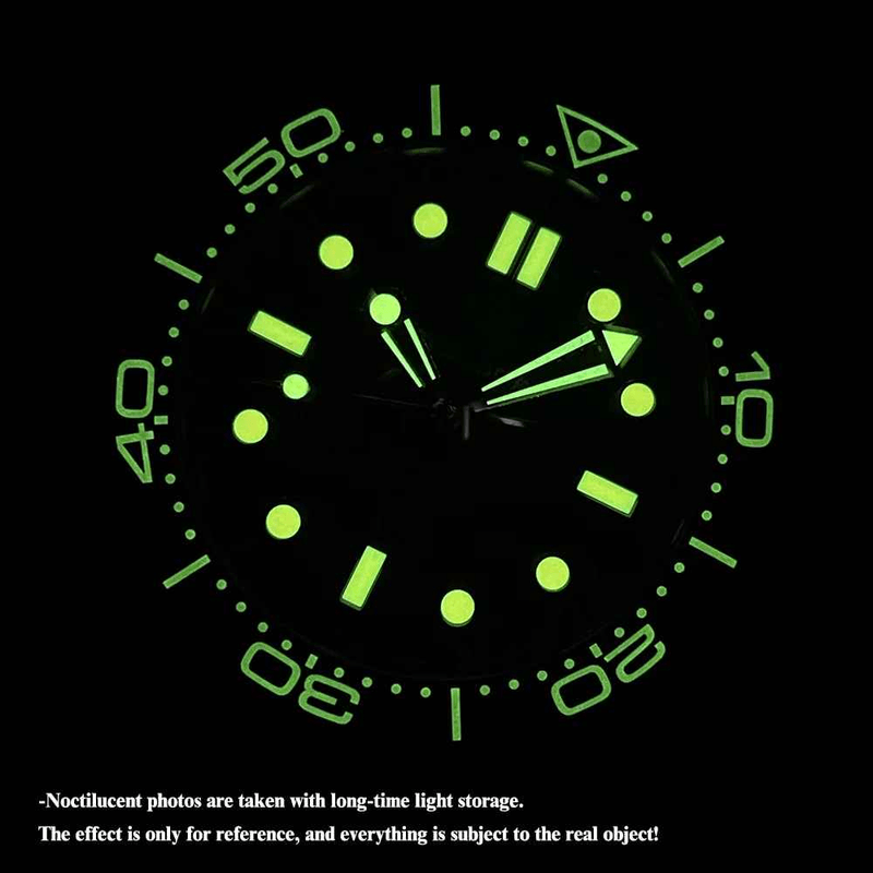Fashion, accesorii si bijuterii - Barbati - Bijuterii barbati - Ceasuri barbati - Ceas automatic de scufundari STEELDIVE SD1957, 42 mm, NH35, cristal safir, 30 ATM, otel inoxidabil 316L, Swiss luminous - Infinity.ro