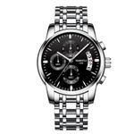 Fashion, accesorii si bijuterii - Barbati - Bijuterii barbati - Ceasuri barbati - Ceas barbati Nibosi Data Otel Analog Mecanism Quartz Argintiu - Infinity.ro