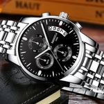 Fashion, accesorii si bijuterii - Barbati - Bijuterii barbati - Ceasuri barbati - Ceas barbati Nibosi Data Otel Analog Mecanism Quartz Argintiu - Infinity.ro