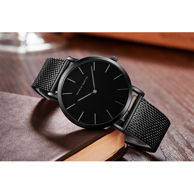 Fashion, accesorii si bijuterii - Barbati - Bijuterii barbati - Ceasuri barbati - Ceas barbatesc Hannah Martin Quartz Otel inoxidabil Negru - Infinity.ro