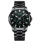 Fashion, accesorii si bijuterii - Barbati - Bijuterii barbati - Ceasuri barbati - Ceas barbatesc Nibosi Cronograf Otel Analog Quartz Negru - Infinity.ro