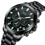 Fashion, accesorii si bijuterii - Barbati - Bijuterii barbati - Ceasuri barbati - Ceas barbatesc Nibosi Cronograf Otel Analog Quartz Negru - Infinity.ro