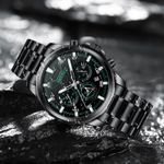 Fashion, accesorii si bijuterii - Barbati - Bijuterii barbati - Ceasuri barbati - Ceas barbatesc Nibosi Cronograf Otel Analog Quartz Negru - Infinity.ro