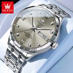 Fashion, accesorii si bijuterii - Barbati - Bijuterii barbati - Ceasuri barbati - Ceas barbatesc Olevs Elegant Mecanic Automatic Analog Data Zilele saptamanii - Infinity.ro