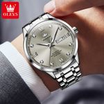 Fashion, accesorii si bijuterii - Barbati - Bijuterii barbati - Ceasuri barbati - Ceas barbatesc Olevs Elegant Mecanic Automatic Analog Data Zilele saptamanii - Infinity.ro