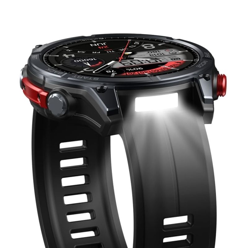 Laptop, Telefoane si Tablete - Wearables si gadgeturi - Gadgeturi - Accesorii SMART - Zeblaze Stratos 4 Negru GPS Smartwatch 1.43" AMOLED, 6 Sateliti, Apeluri BT, HR, SpO₂, IP69K - Infinity.ro