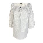 Fashion, accesorii si bijuterii - Femei - Imbracaminte femei - Camasi si bluze femei - Bluza dama DEC alb optic , marimea L - Infinity.ro