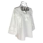 Fashion, accesorii si bijuterii - Femei - Imbracaminte femei - Camasi si bluze femei - Bluza dama DEC alb crystal marimea S - Infinity.ro