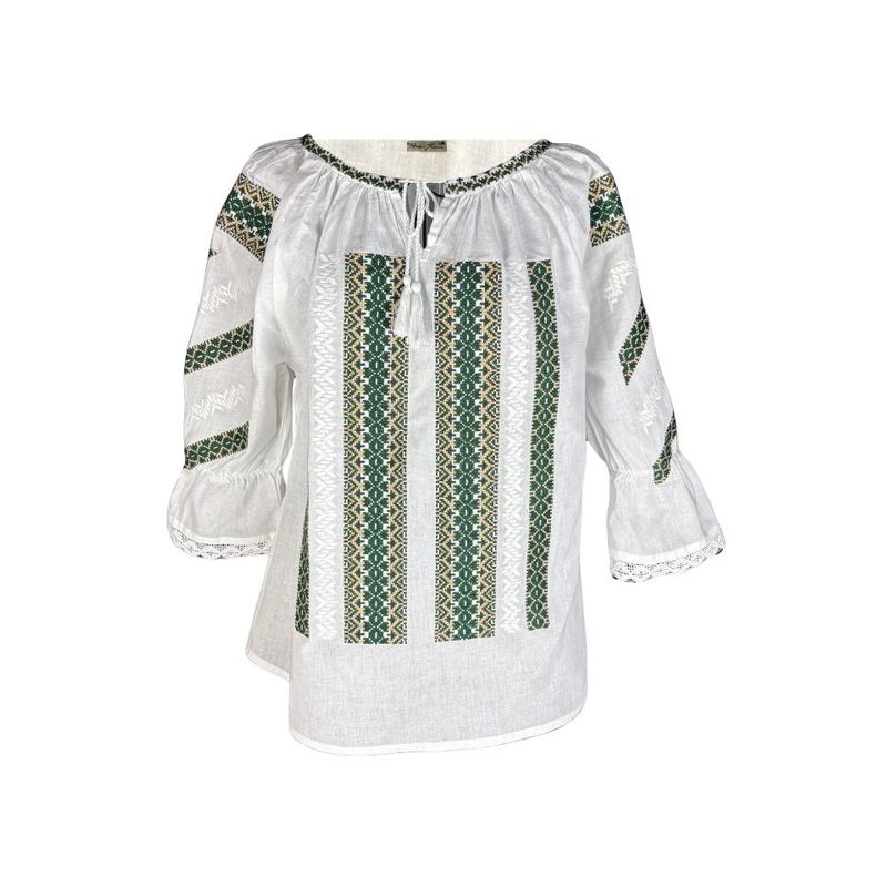 Fashion, accesorii si bijuterii - Femei - Imbracaminte femei - Camasi si bluze femei - Bluza dama DEC alb/crem marimea S - Infinity.ro