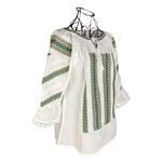 Fashion, accesorii si bijuterii - Femei - Imbracaminte femei - Camasi si bluze femei - Bluza dama DEC alb/crem marimea S - Infinity.ro