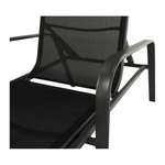 Casa si Gradina - Gradina si terasa - Mobilier exterior - Scaune si sezlonguri gradina - Stivuibil sezlong de gradina reglabil, negru/gri, ATREO - Infinity.ro