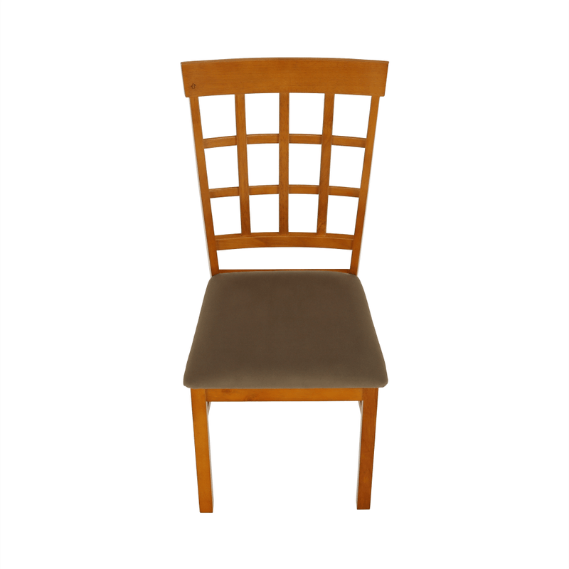 Casa si Gradina - Mobilier - Scaune si fotolii - Scaune - Scaun, lemn cires/material textil bej maro, GRID NEW - Infinity.ro