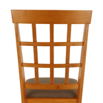 Casa si Gradina - Mobilier - Scaune si fotolii - Scaune - Scaun, lemn cires/material textil bej maro, GRID NEW - Infinity.ro