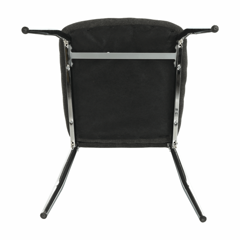 Casa si Gradina - Mobilier - Scaune si fotolii - Scaune - Scaun dining, textil gri maro/crom, OLIVA NEW - Infinity.ro