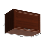 Casa si Gradina - Mobilier - Dulapuri si sifoniere - Dulapuri - Dulap superior G60KN, nuc Milano, SICILIA - Infinity.ro