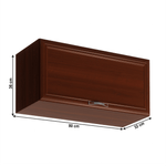 Casa si Gradina - Mobilier - Dulapuri si sifoniere - Dulapuri - Dulap superior G80K, nuc Milano, SICILIA - Infinity.ro