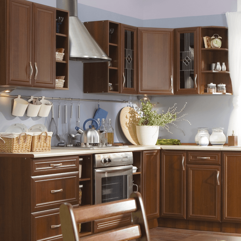 Casa si Gradina - Mobilier - Dulapuri si sifoniere - Dulapuri - Dulap inferior D40, model stanga, nuc Milano, SICILIA - Infinity.ro