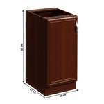 Casa si Gradina - Mobilier - Dulapuri si sifoniere - Dulapuri - Dulap inferior D40, model stanga, nuc Milano, SICILIA - Infinity.ro