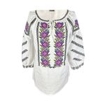 Fashion, accesorii si bijuterii - Femei - Imbracaminte femei - Camasi si bluze femei - Bluza dama O25 alb/mov marimea S - Infinity.ro