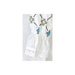 Fashion, accesorii si bijuterii - Femei - Imbracaminte femei - Camasi si bluze femei - Bluza dama O25 alb/albastru deschis , marimea 2XL - Infinity.ro