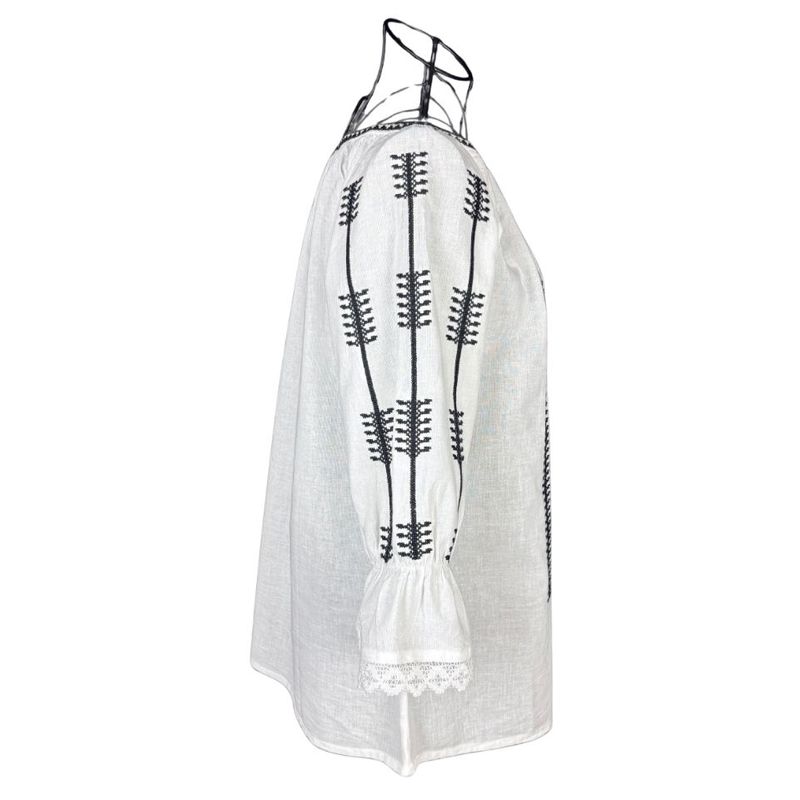 Fashion, accesorii si bijuterii - Femei - Imbracaminte femei - Camasi si bluze femei - Bluza dama A26 alb marimea S - Infinity.ro