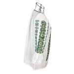 Fashion, accesorii si bijuterii - Femei - Imbracaminte femei - Camasi si bluze femei - Bluza dama A26 alb/verde , marimea 3XL - Infinity.ro