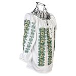 Fashion, accesorii si bijuterii - Femei - Imbracaminte femei - Camasi si bluze femei - Bluza dama A26 alb/verde , marimea 3XL - Infinity.ro