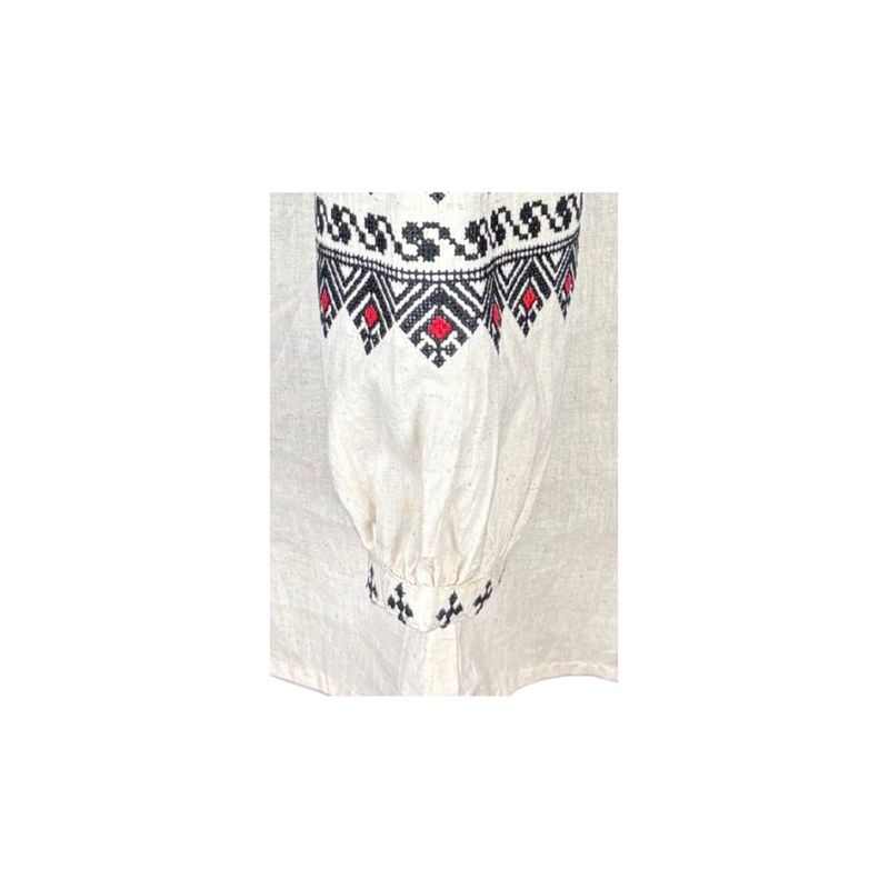 Fashion, accesorii si bijuterii - Femei - Imbracaminte femei - Camasi si bluze femei - Bluza dama A26 bej/rosu , marimea 2XL - Infinity.ro