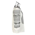 Fashion, accesorii si bijuterii - Femei - Imbracaminte femei - Camasi si bluze femei - Bluza dama RS25 alb/negru mahon , marimea 2XL - Infinity.ro
