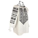 Fashion, accesorii si bijuterii - Femei - Imbracaminte femei - Camasi si bluze femei - Bluza dama tip ie R25 alb/negru darth vader , marimea XL - Infinity.ro