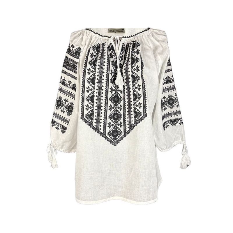Fashion, accesorii si bijuterii - Femei - Imbracaminte femei - Camasi si bluze femei - Bluza dama tip ie R25 alb/negru darth vader , marimea XL - Infinity.ro