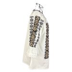 Fashion, accesorii si bijuterii - Femei - Imbracaminte femei - Camasi si bluze femei - Bluza dama tip ie R256  alb/crem , marimea L - Infinity.ro