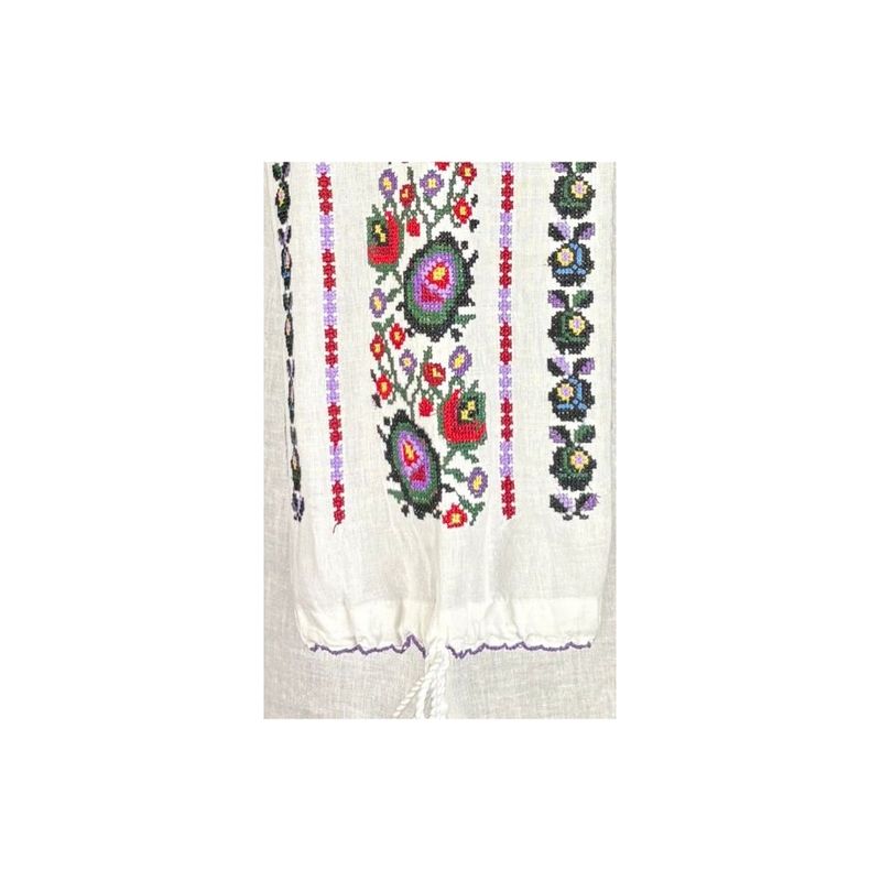 Fashion, accesorii si bijuterii - Femei - Imbracaminte femei - Camasi si bluze femei - Bluza dama tip ie R256  alb/galben , marimea M - Infinity.ro