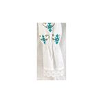 Fashion, accesorii si bijuterii - Femei - Imbracaminte femei - Camasi si bluze femei - Bluza dama tip ie 257 alb/verde , marimea L - Infinity.ro