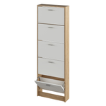 Casa si Gradina - Mobilier - Dulapuri si sifoniere - Dulapuri - Dulap pantofi, 5 rafturi, stejar sonoma/ alb, MOBI 15 - Infinity.ro