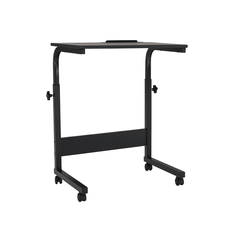 Casa si Gradina - Mobilier - Mese si birouri - Birouri - Reglabil birou PC cu roti, negru, WESTA - Infinity.ro