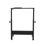 Casa si Gradina - Mobilier - Mese si birouri - Birouri - Reglabil birou PC cu roti, negru, WESTA - Infinity.ro