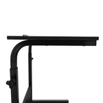 Casa si Gradina - Mobilier - Mese si birouri - Birouri - Reglabil birou PC cu roti, negru, WESTA - Infinity.ro