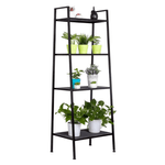 Casa si Gradina - Mobilier - Biblioteci si rafturi - Rafturi - Etajera metalica cu 4 rafturi, negru, ALDEA - Infinity.ro