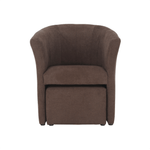 Casa si Gradina - Mobilier - Scaune si fotolii - Fotolii - Fotoliu de club cu taburet, maro, ROSE - Infinity.ro