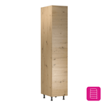 Casa si Gradina - Mobilier - Dulapuri si sifoniere - Dulapuri - Dulap alimentar cu rafturi, stejar artizanal, universal, LANGEN D40SP - Infinity.ro