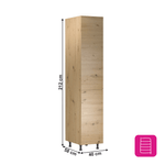 Casa si Gradina - Mobilier - Dulapuri si sifoniere - Dulapuri - Dulap alimentar cu rafturi, stejar artizanal, universal, LANGEN D40SP - Infinity.ro