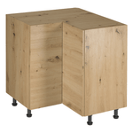 Casa si Gradina - Mobilier - Dulapuri si sifoniere - Dulapuri - Dulap de colt, stejar artizanal, LANGEN D90N - Infinity.ro