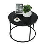 Casa si Gradina - Mobilier - Mese si birouri - Masute de cafea - Masuta de cafea, marmura neagra / metal negru, GAGIN - Infinity.ro