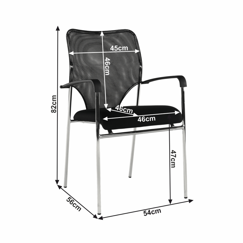 Casa si Gradina - Mobilier - Scaune si fotolii - Scaune - Scaun conferinta, negru, UMUT - Infinity.ro